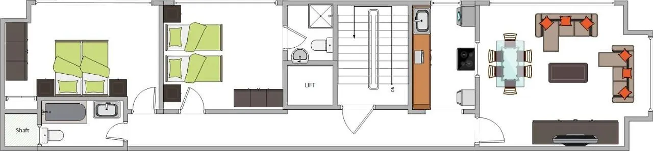 2 Bedroom, Bright & Central Top Floor Apartment - 5 Msida Malta